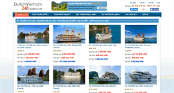 Desktop Screenshot of dulichvietnam24h.com.vn